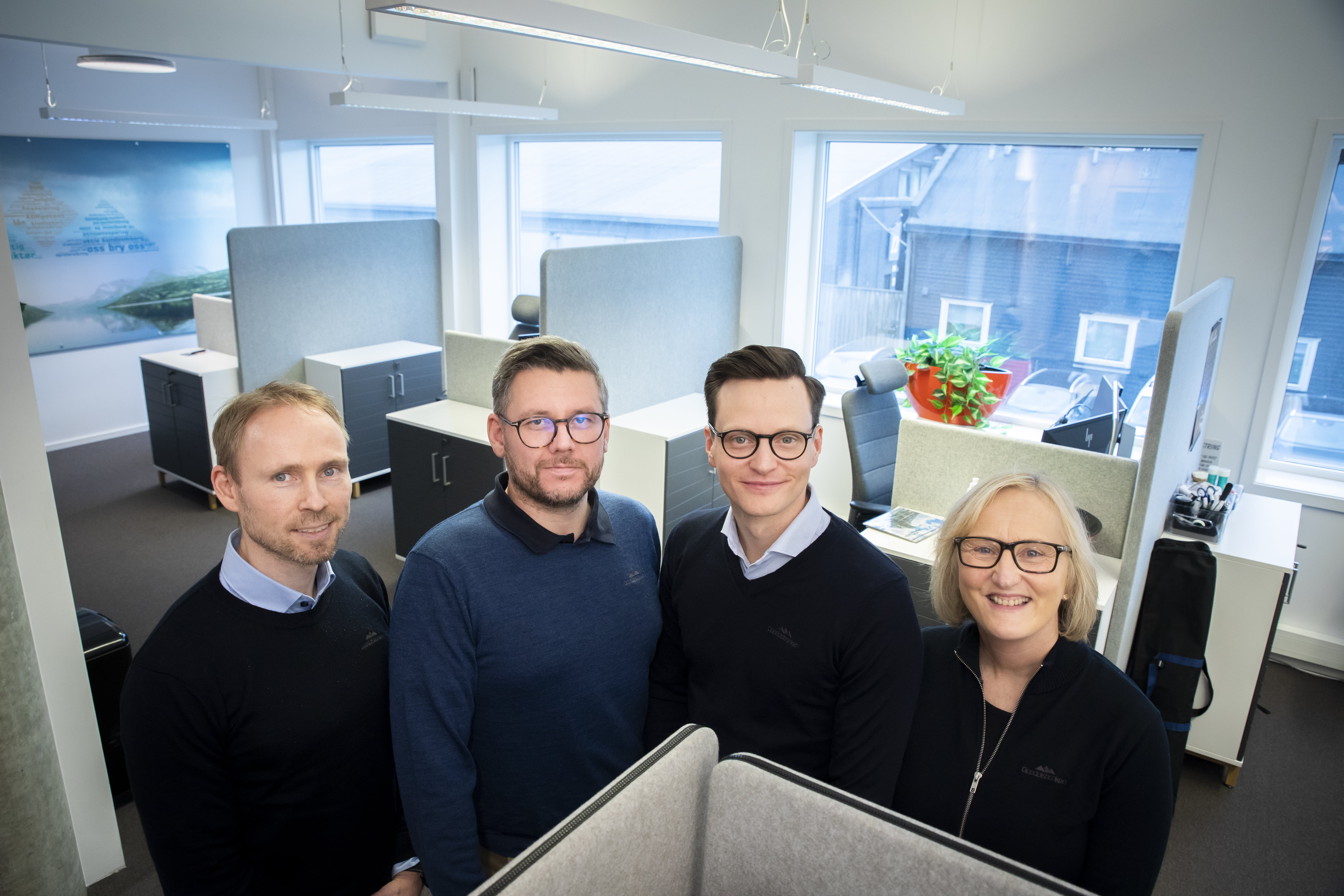 Bilde av banken innendørs