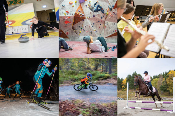 Barn i aktivitet